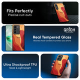 Magma Color Pattern Glass Case for Vivo T4x 5G