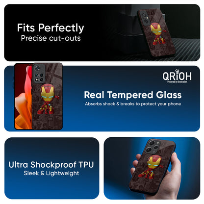 Angry Baby Super Hero Glass Case for Xiaomi 17 Ultra 5G