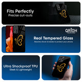 Luxury Fashion Initial Glass Case for Redmi 15 5G