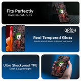 Joker Cartoon Glass Case for Realme P3 5G