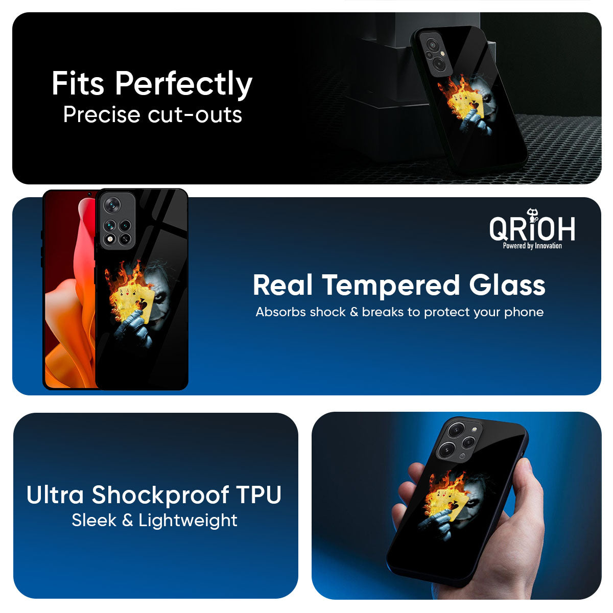 AAA Joker Glass Case for Mi 15 5G