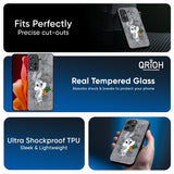 Cute Baby Bunny Glass Case for Realme P3 5G