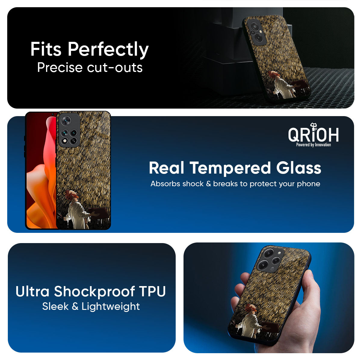 Rain Festival Glass Case for Xiaomi 17 Ultra 5G