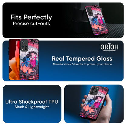 Radha Krishna Art Glass Case for Redmi Note 15 5G