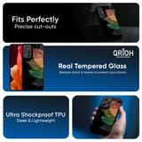 Colorful Leaves Glass Case for Realme P3 5G