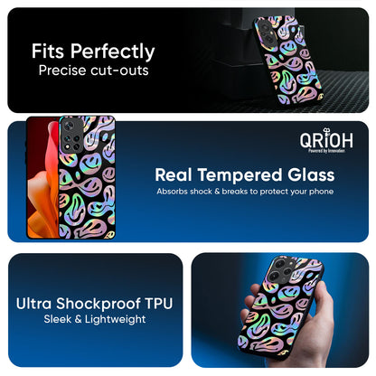 Acid Smile Glass Case for Mi 15 5G