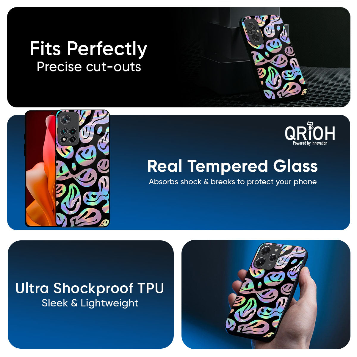 Acid Smile Glass Case for Mi 14 Ultra 5G