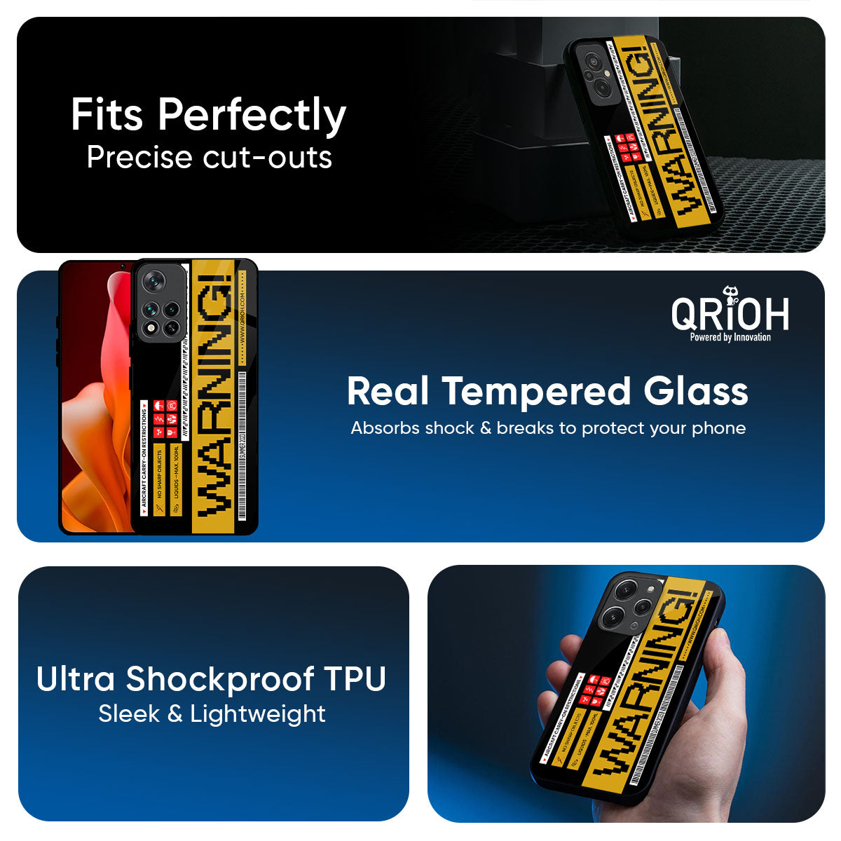 Aircraft Warning Glass Case for Mi 14 Ultra 5G