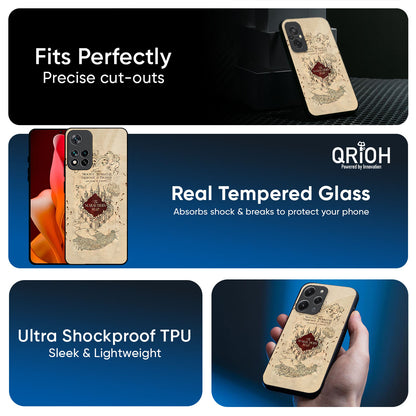 Magical Map Glass Case for Mi 15 5G