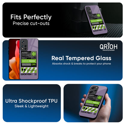 Run & Freedom Glass Case for Redmi Note 15 5G