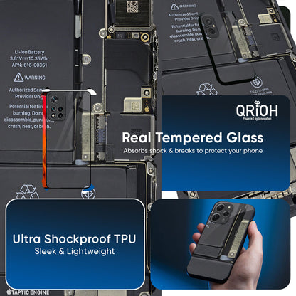Skeleton Inside Glass Case for Mi 15 5G