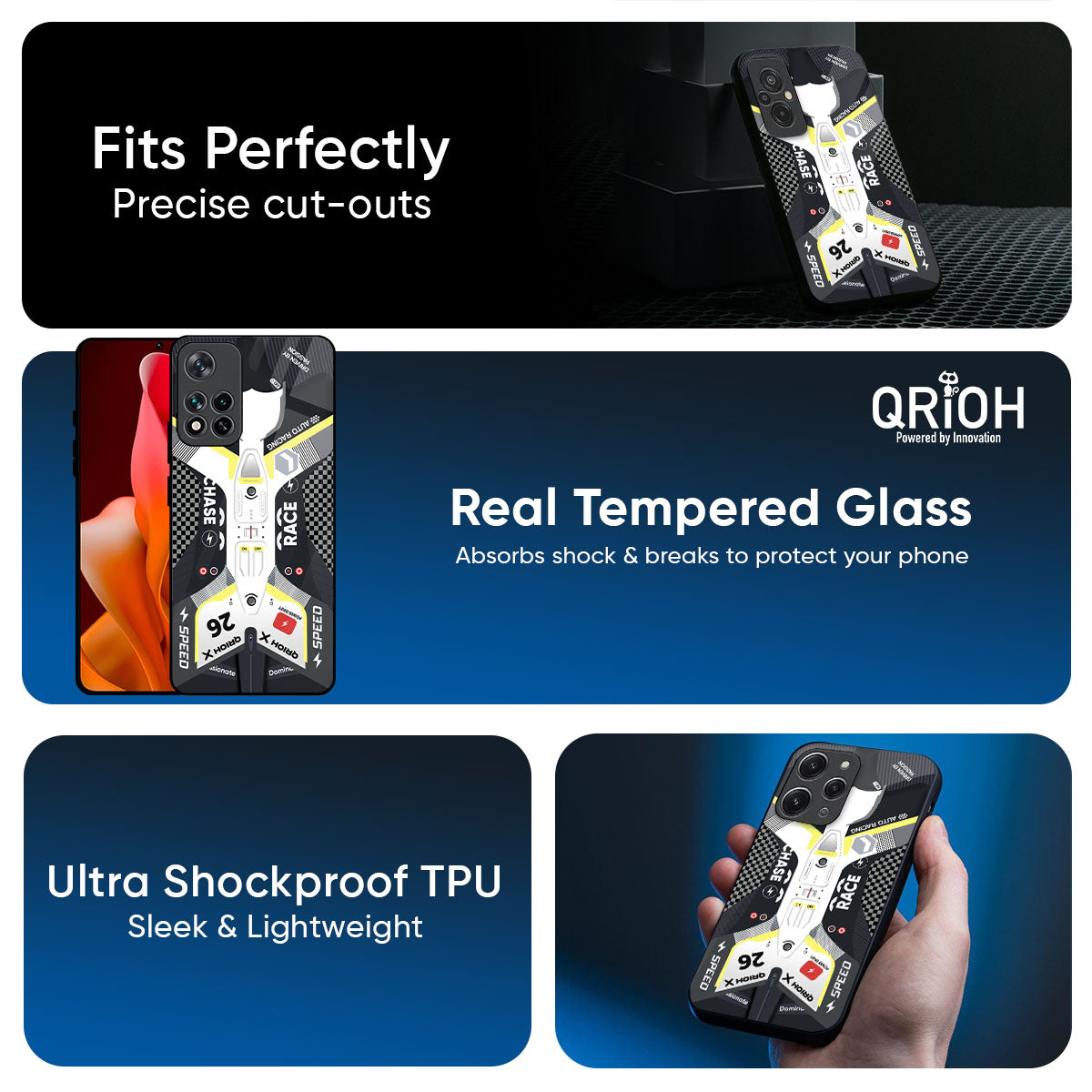 Car Enthusiast Glass Case for Mi 15 5G