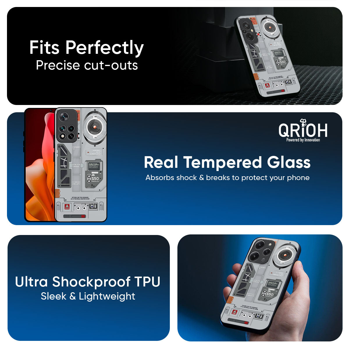 Plasma Shield Glass Case for Mi 15 5G