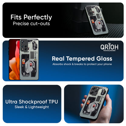 Techno Vibes Glass Case for Xiaomi 17 5G