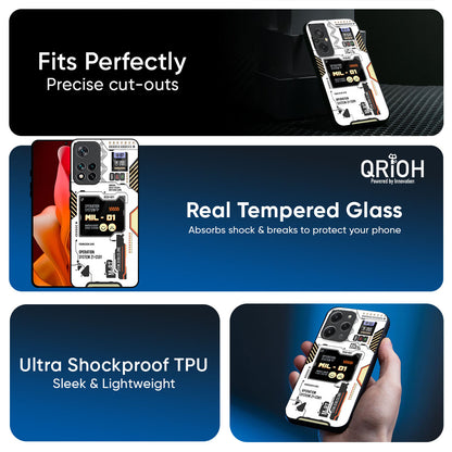 Tech Display Glass Case for Redmi Note 15 5G