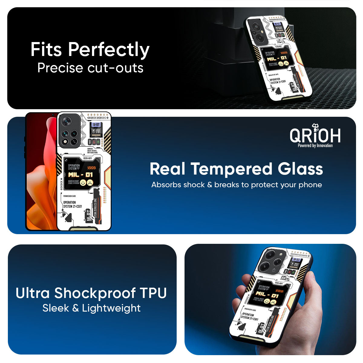 Tech Display Glass Case for Xiaomi 17T 5G