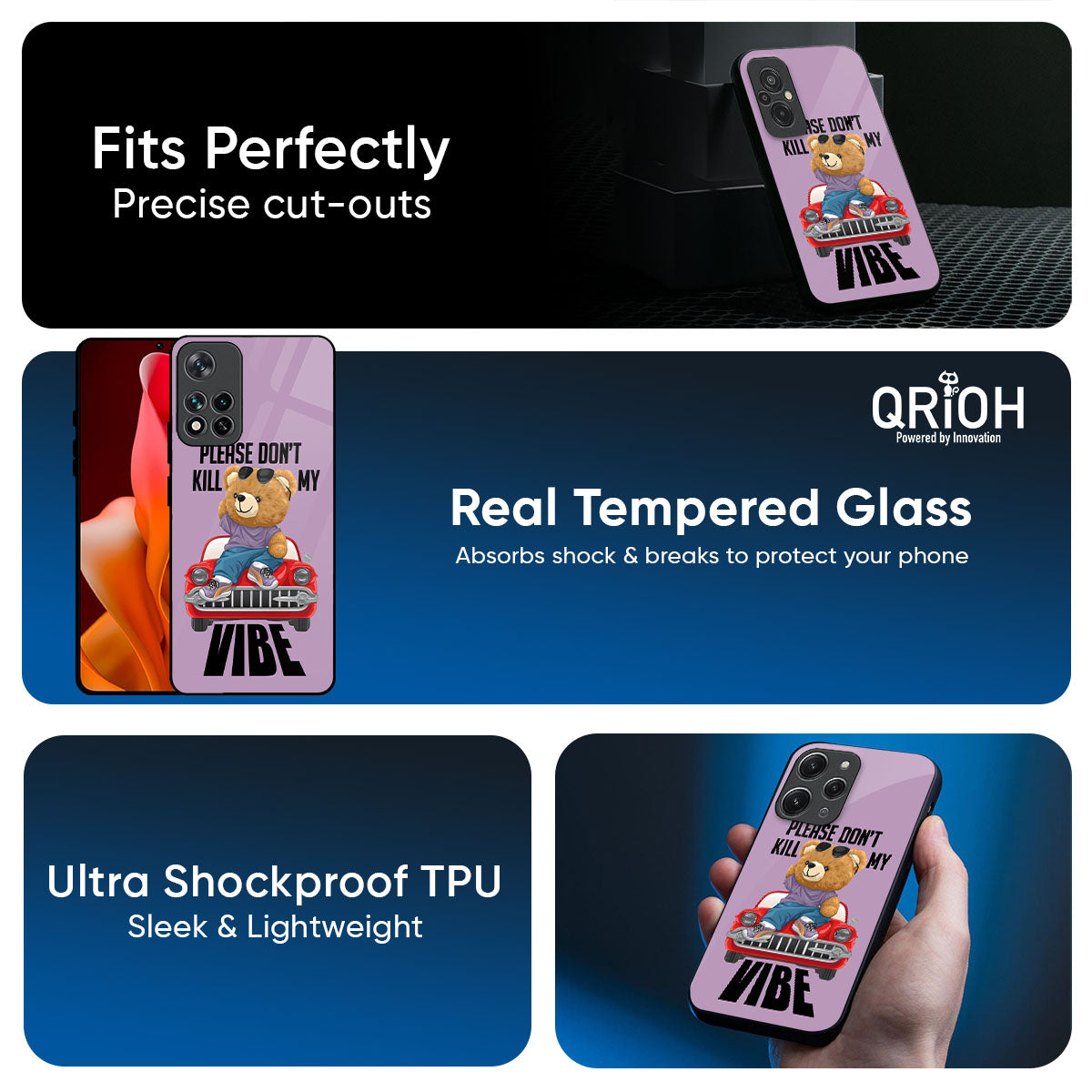 Don't Kill My Vibe Glass Case for Mi 15 5G