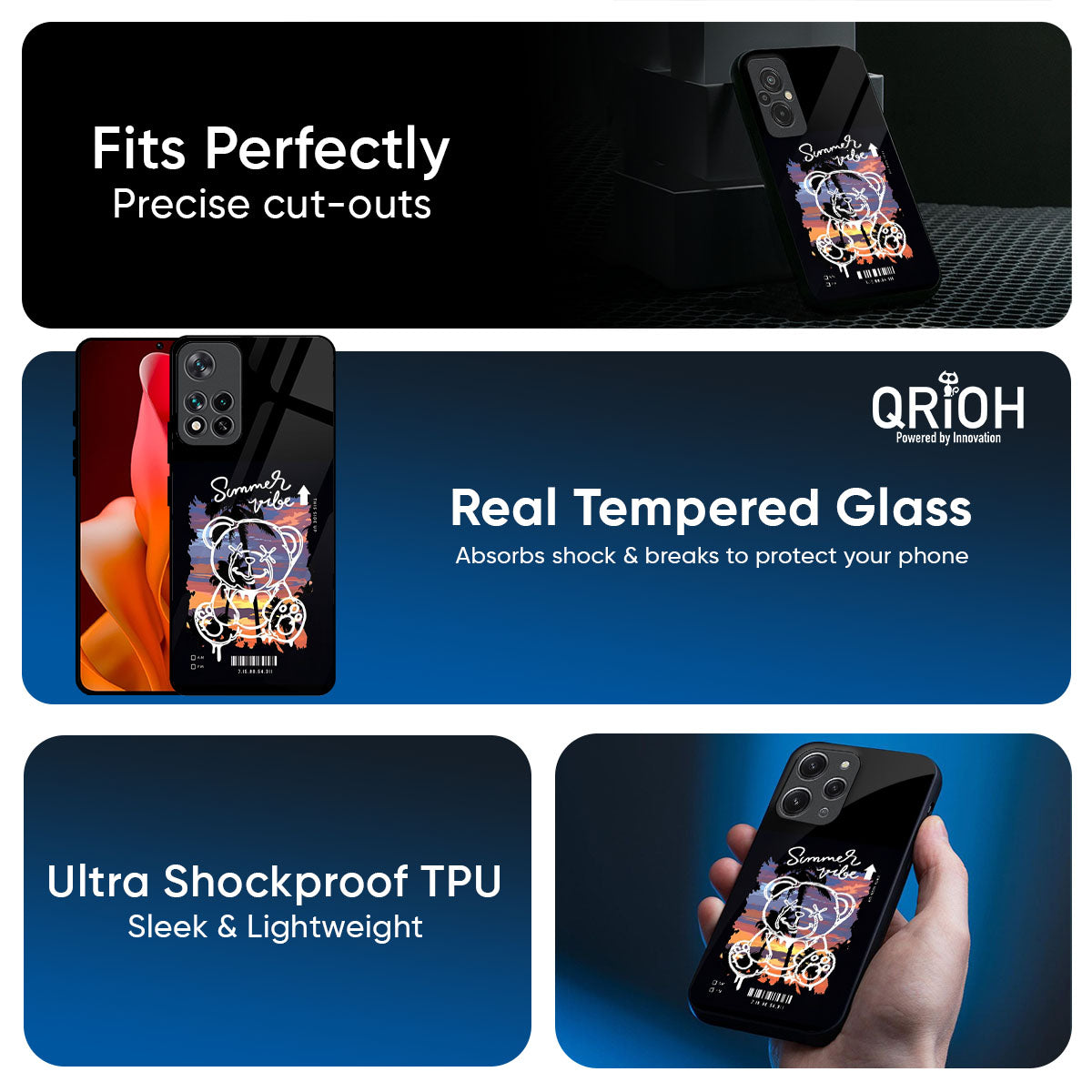 Summer Vibe Glass Case for Mi 15 5G