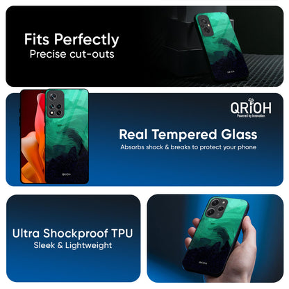Scarlet Amber Glass Case for Mi 15 5G