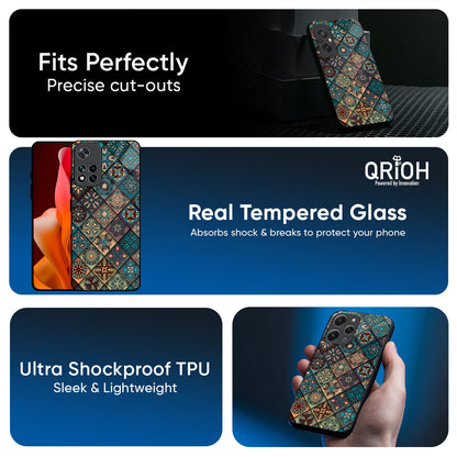 Retro Art Glass Case for Redmi note 15 Pro +