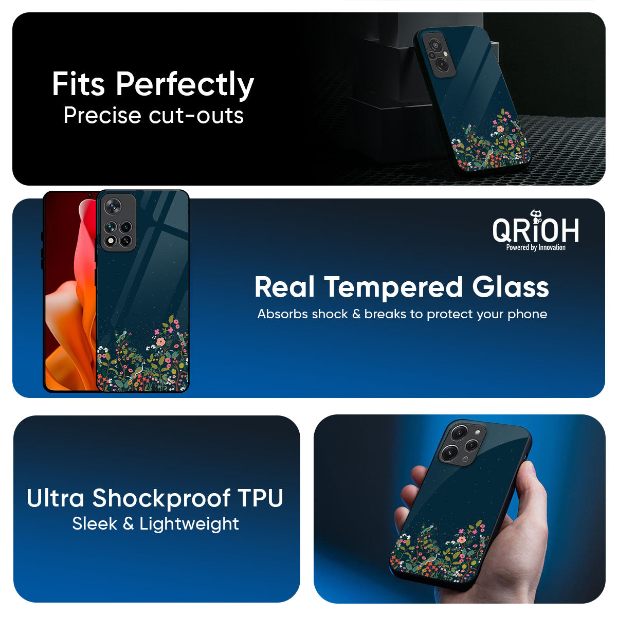 Small Garden Glass Case For Xiaomi 17 Ultra 5G
