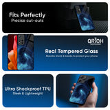 Dazzling Ocean Gradient Glass Case For Realme P3 5G
