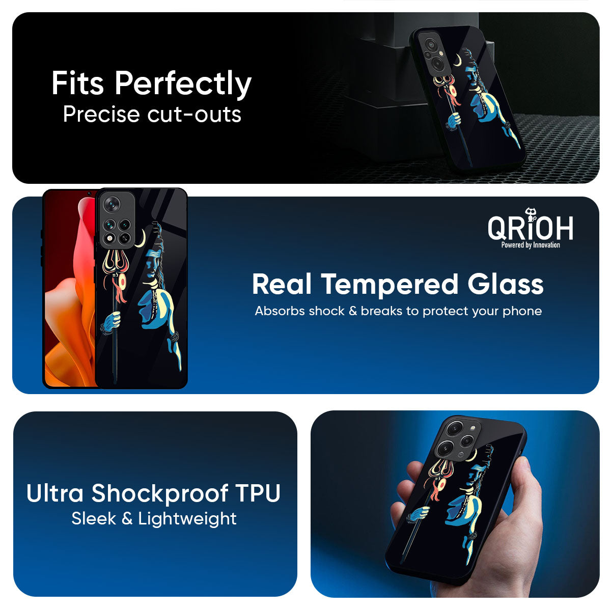 Mahakal Glass Case For Mi 15 5G