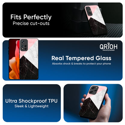 Marble Collage Art Glass Case For Mi 15 5G