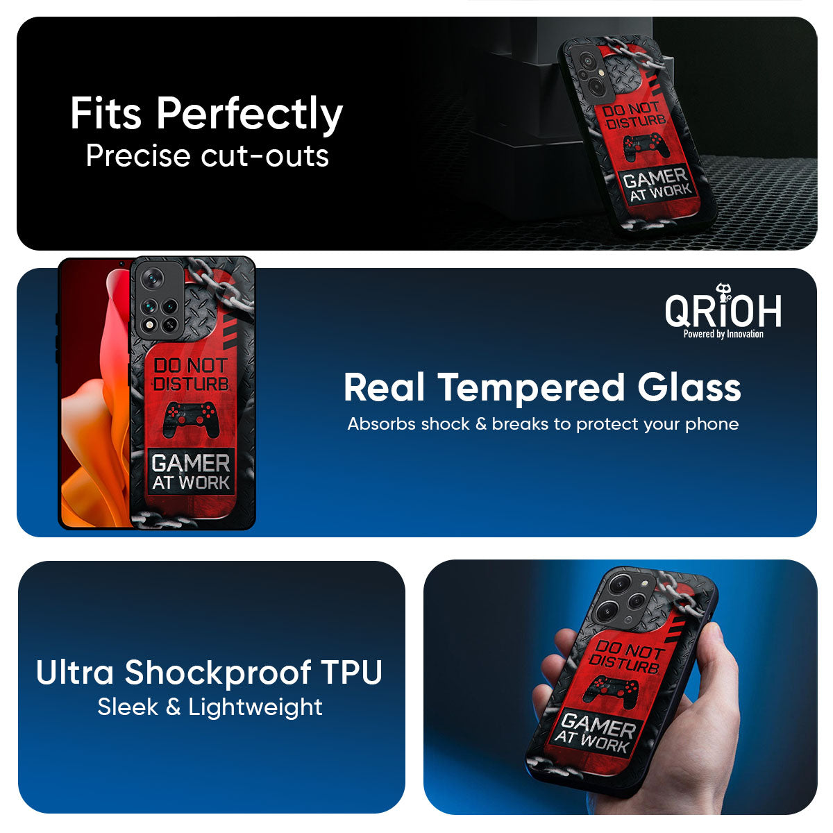 Do No Disturb Glass Case For Mi 15 5G