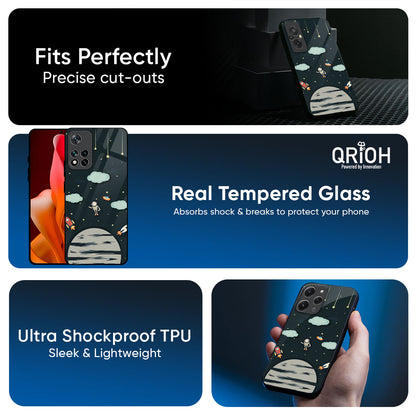 Astronaut Dream Glass Case For Xiaomi 17T 5G