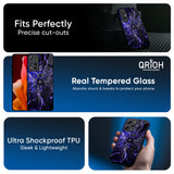 Techno Color Pattern Glass Case For Redmi Note 15 Pro 5G