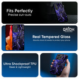 Techno Color Pattern Glass Case For Redmi 15 5G