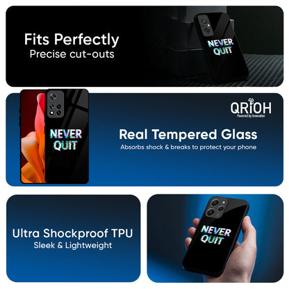 Never Quit Glass Case For Mi 15 5G