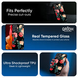 Floral Bunch Glass Case For Redmi Note 15 Pro 5G