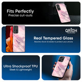 Diamond Pink Gradient Glass Case For Redmi Note 15 Pro 5G