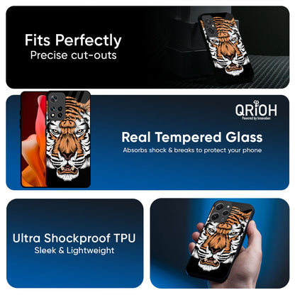 Angry Tiger Glass Case For Mi 15 5G
