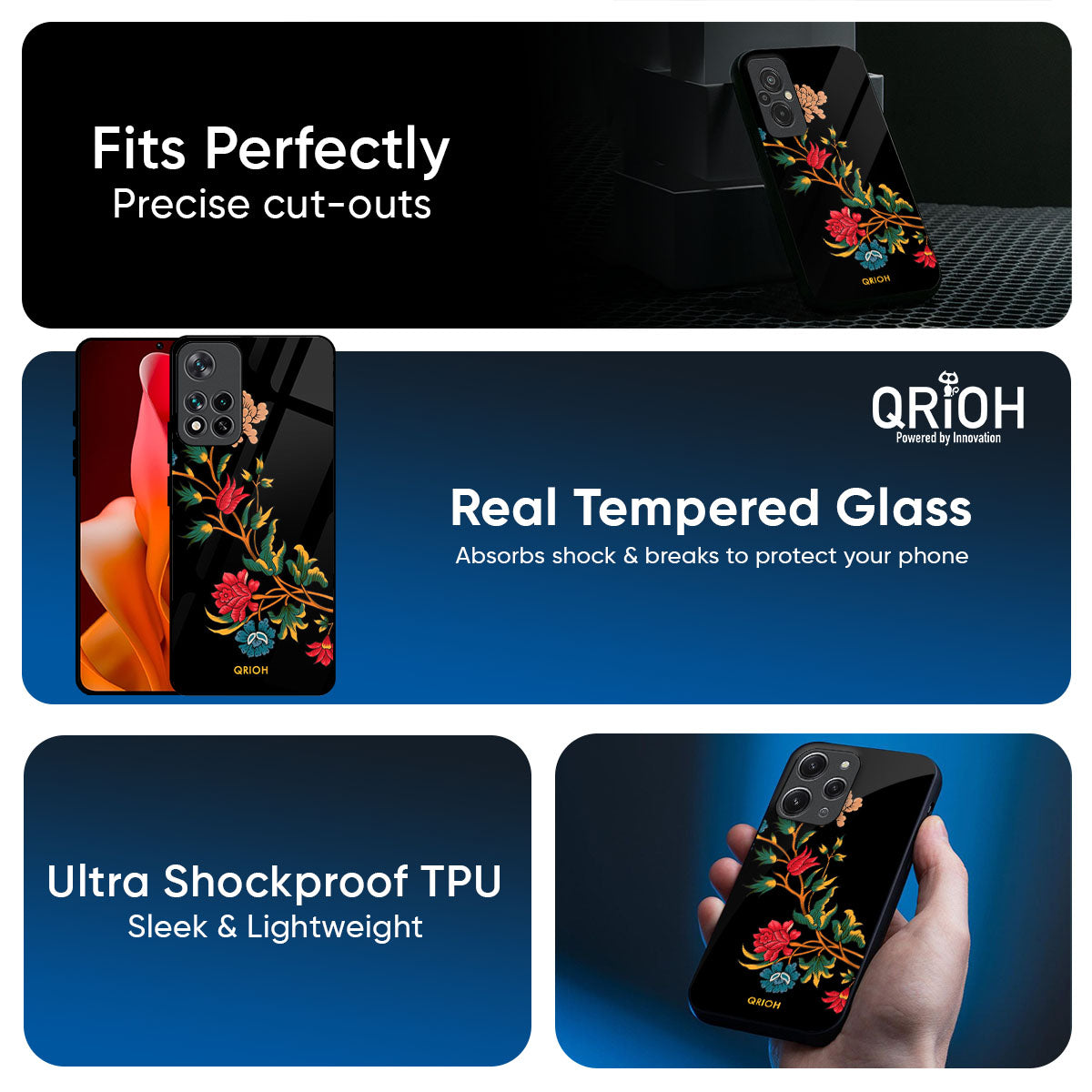 Dazzling Art Glass Case for Mi 15 5G