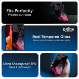 Moon Wolf Glass Case for Mi 15 5G
