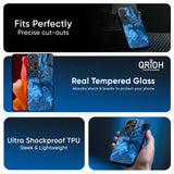Gold Sprinkle Glass Case for Realme P3 5G
