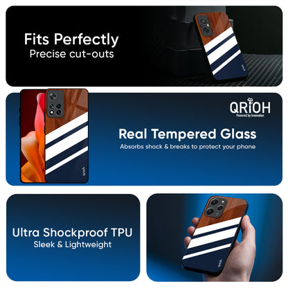 Bold Stripes Glass Case for Xiaomi 17 Ultra 5G