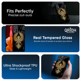 Mythical Phoenix Art Glass Case for Realme P3 5G