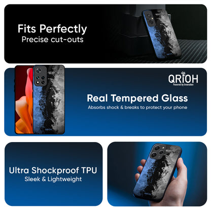 Dark Grunge Glass Case for Redmi note 15 Pro +