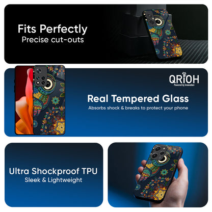 Owl Art Glass Case for Xiaomi 17T 5G