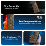Luxury Mandala Glass Case for Redmi Note 15 Pro 5G