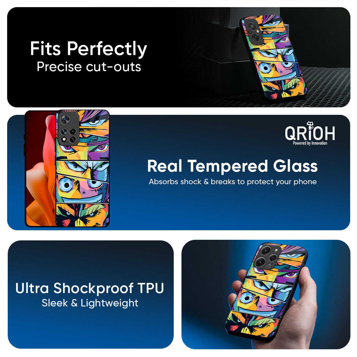 Anime Legends Glass Case for Xiaomi 17T 5G