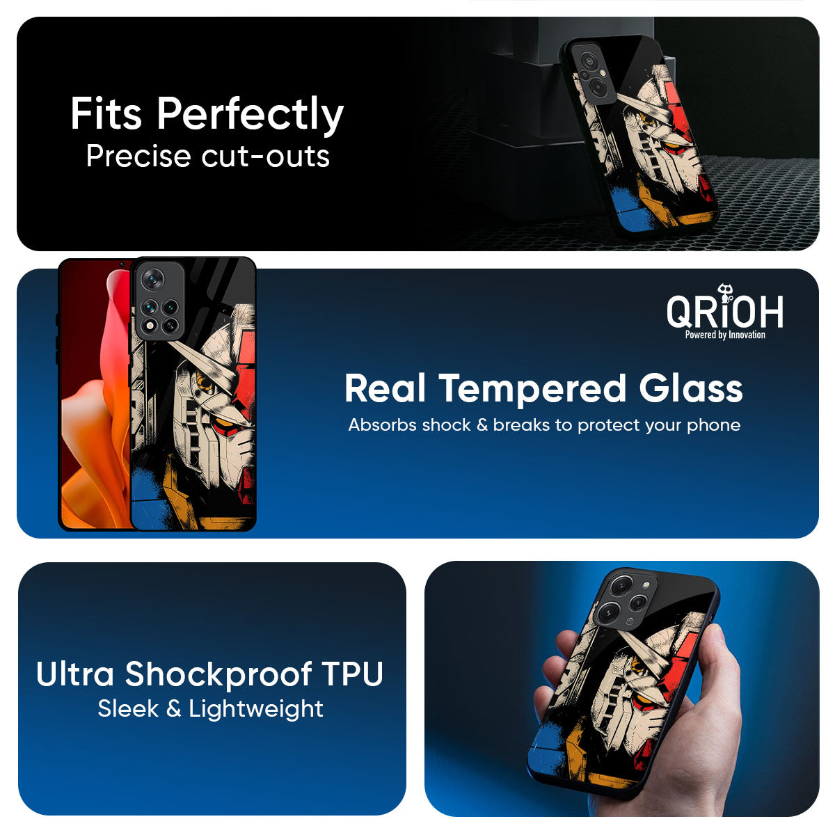 Transformer Art Glass Case for Mi 15 5G