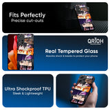 Anime Eyes Glass Case for Redmi note 15 Pro +