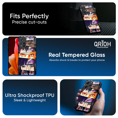 Anime Eyes Glass Case for Xiaomi 17T 5G