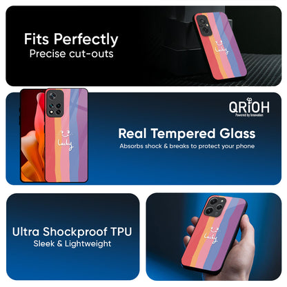 Lucky Abstract Glass Case for Mi 15 5G