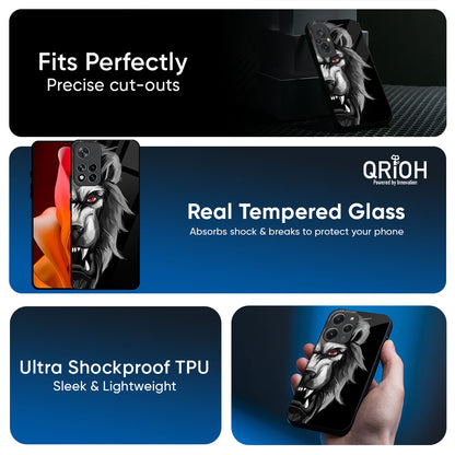 Wild Lion Glass Case for Mi 15 5G
